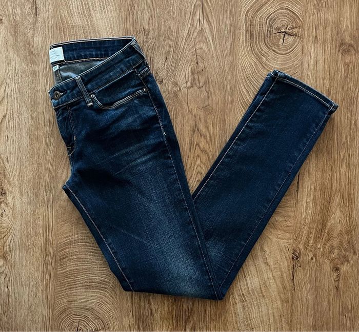 Jean/pantalon bleu marine Levi's San Francisco pour femme, taille W 29 (38 taille française) - photo numéro 4