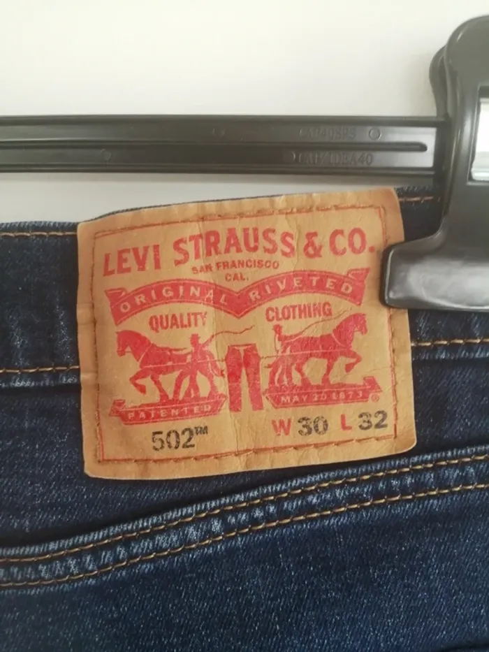 Jeans Levi's 502 W30L32 bleu - photo numéro 11