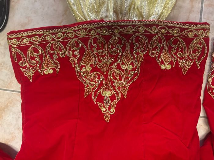 Caftan Algérois rouge - photo numéro 4