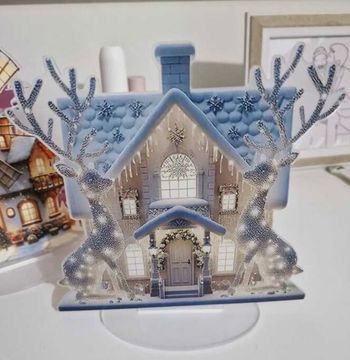 Trompe l’œil maison et rennes neuve