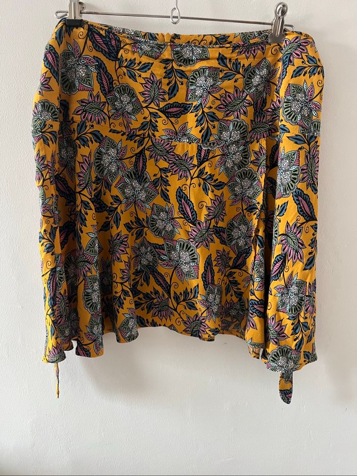 Jupe jaune moutarde
