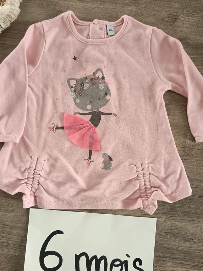 🌞 robe rose 6 mois très bon état - photo numéro 2