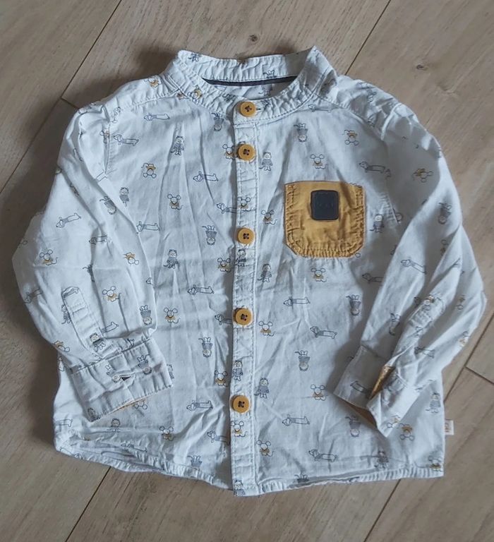 Chemise manches longues garçon Obaïbi 18 mois (78)