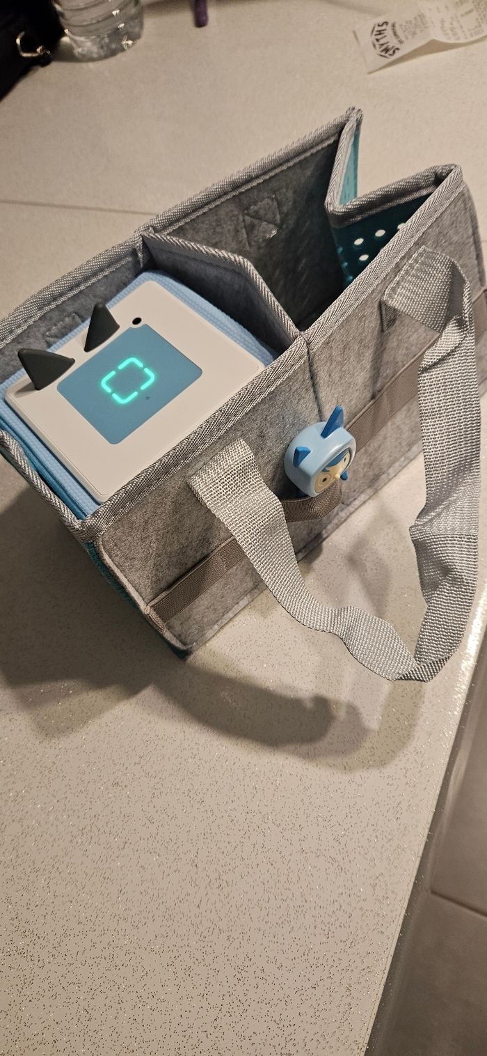 Sac de rangement pour tonies box neuf bleu - photo numéro 2