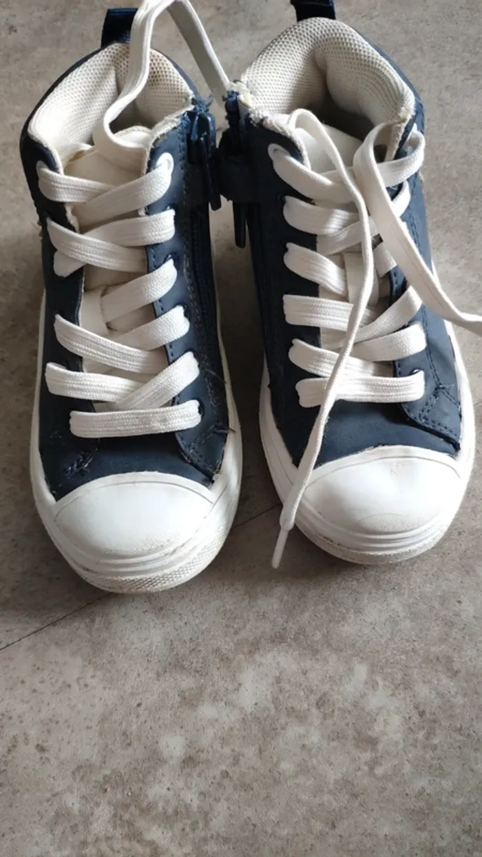 Chaussures montantes bleu marine 24 charlie et friends - photo numéro 5