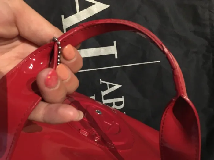 Sac rouge lucida Armani - photo numéro 5