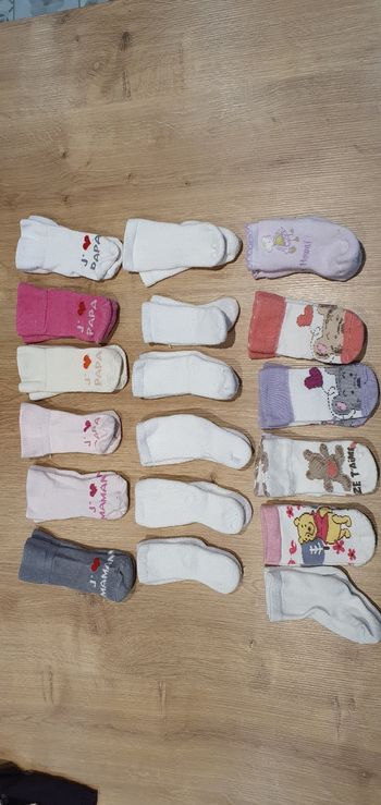 Lot 18 paires de chaussettes