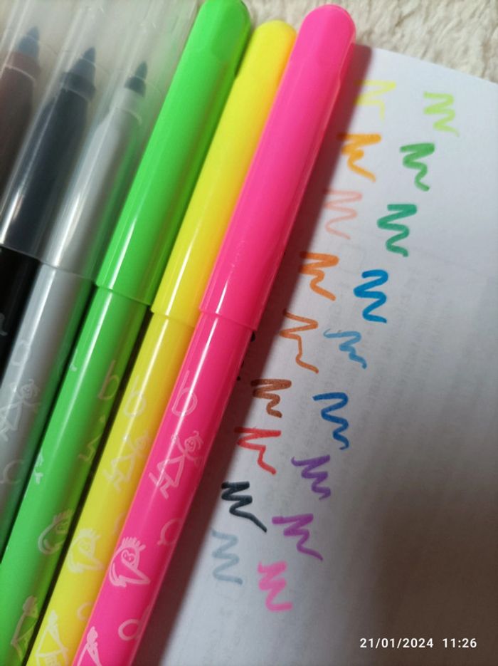 Lot 33 stabilo feutres et crayons - photo numéro 2