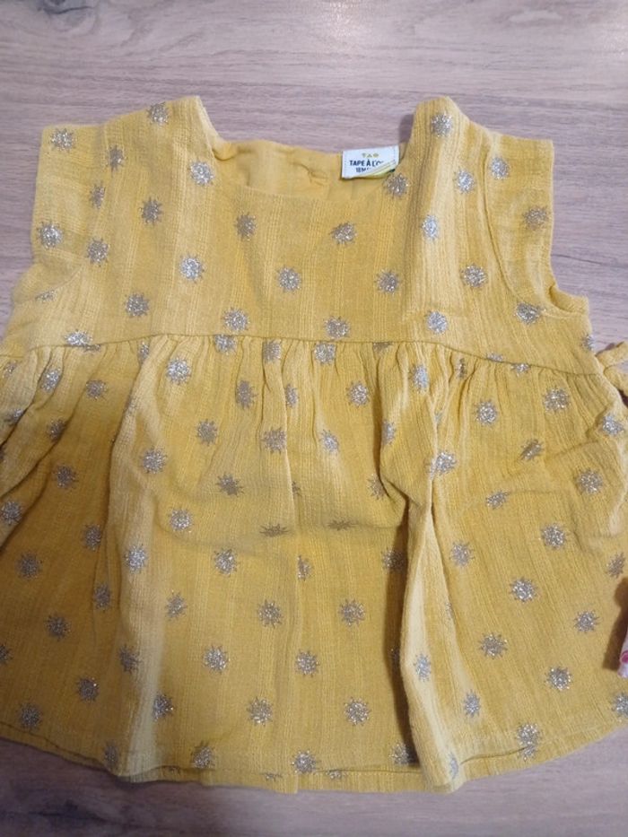 Lot 2 blouses été 18 mois - photo numéro 5