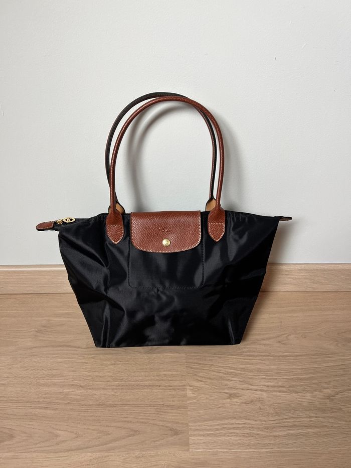 Longchamp Le Pliage – Taille L – Noir et Marron - photo numéro 2