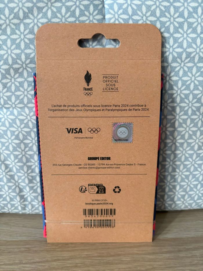Protège Passeport "Flamme Olympique 2024" JO Paris 2024 - photo numéro 2
