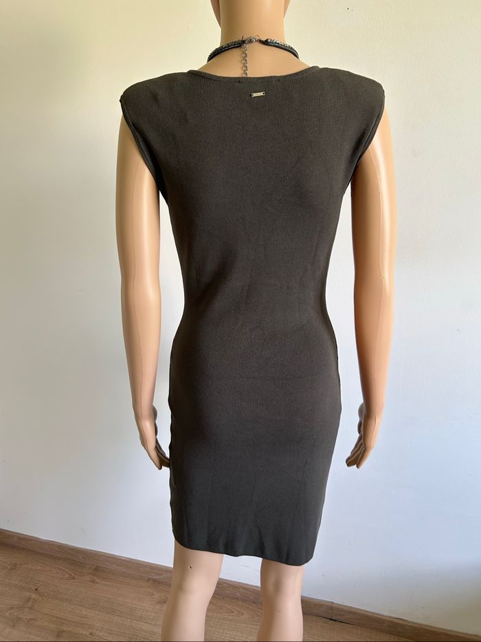 Robe verte kaki neuve à manches courtes Morgan taille S - photo numéro 5
