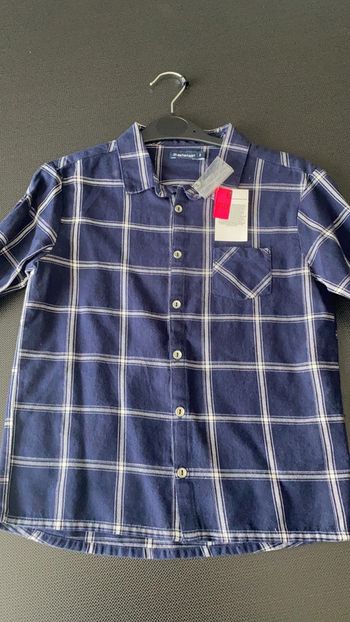 Chemise manche longue fille Inextenso 8 ans