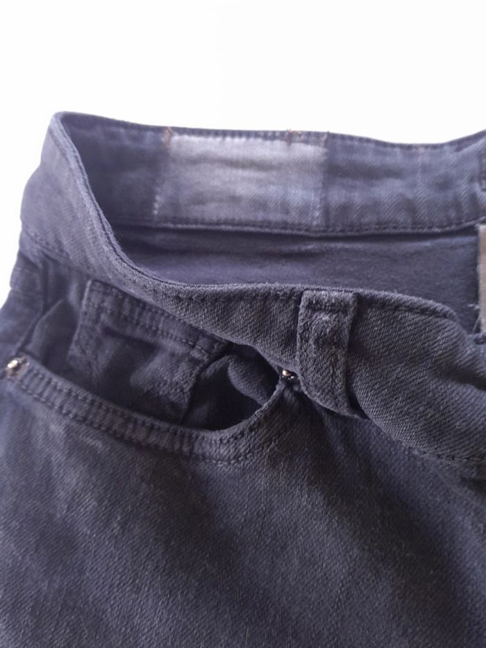 Jean slim taille basse Dolce&Gabbana reteinté en noir - photo numéro 13