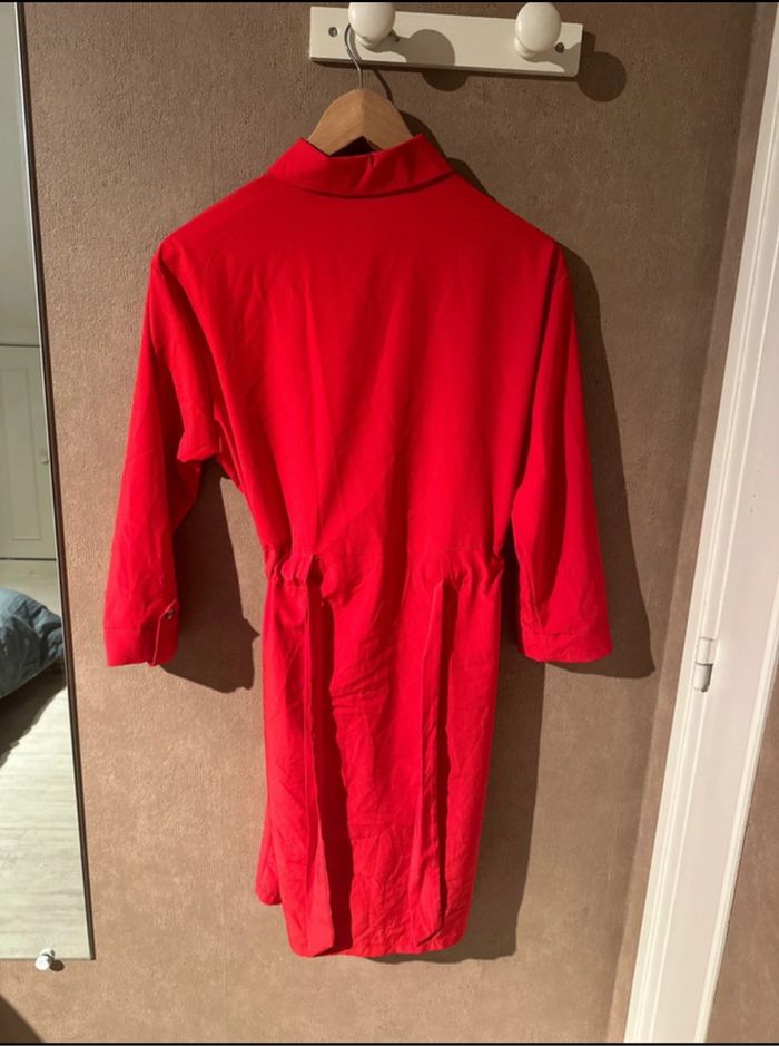 Robe chemise rouge - photo numéro 2