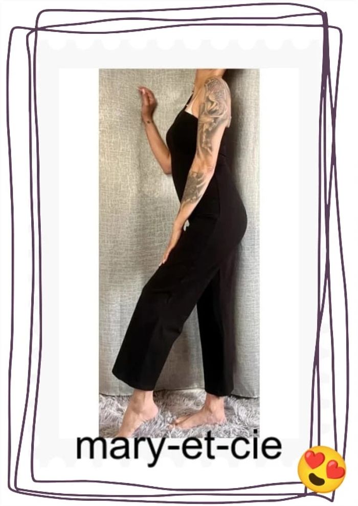 SOLDÉ - Combinaison noire taille S - asymétrique - Monki - photo numéro 4