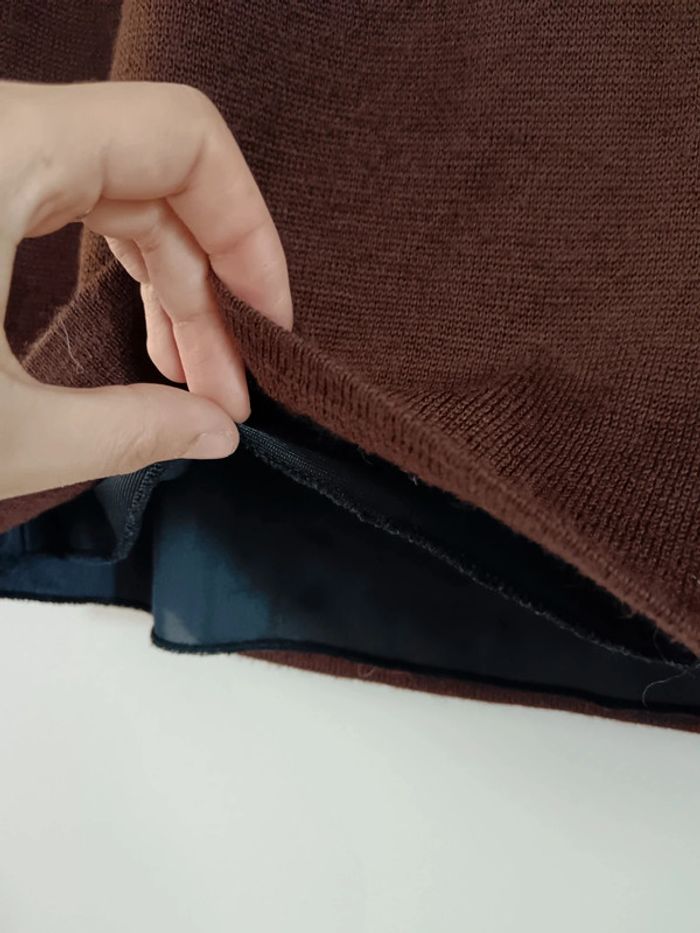 Jupe crayon marron Rodier - photo numéro 5