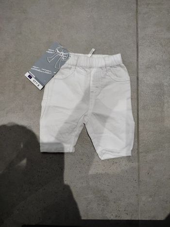 Pantalon blanc en lin