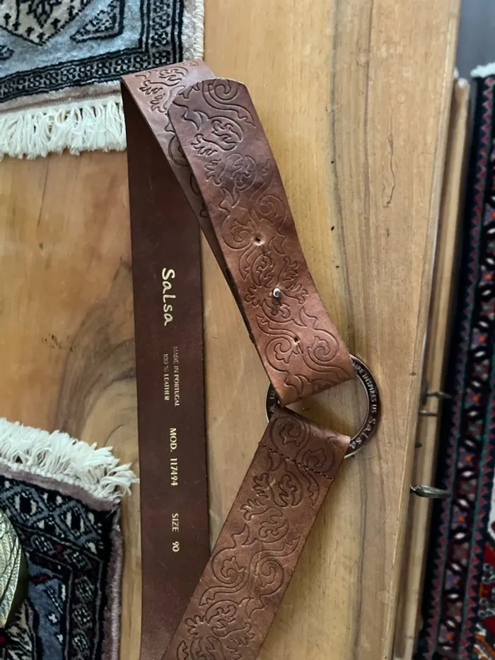 Ceinture cuir Salsa - photo numéro 3