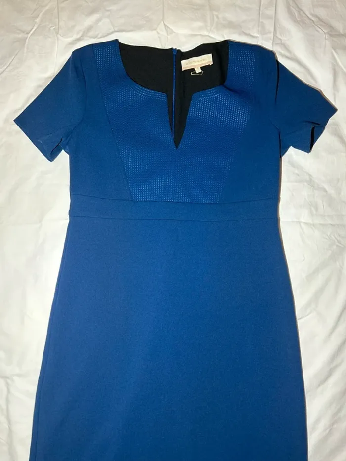 Robe chic bleu la fée maraboutée - photo numéro 3