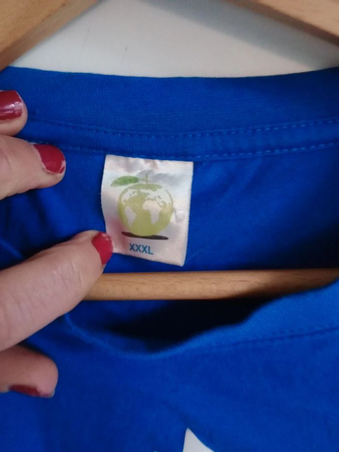 T-shirt homme XXL bleu végéta c81 - photo numéro 2