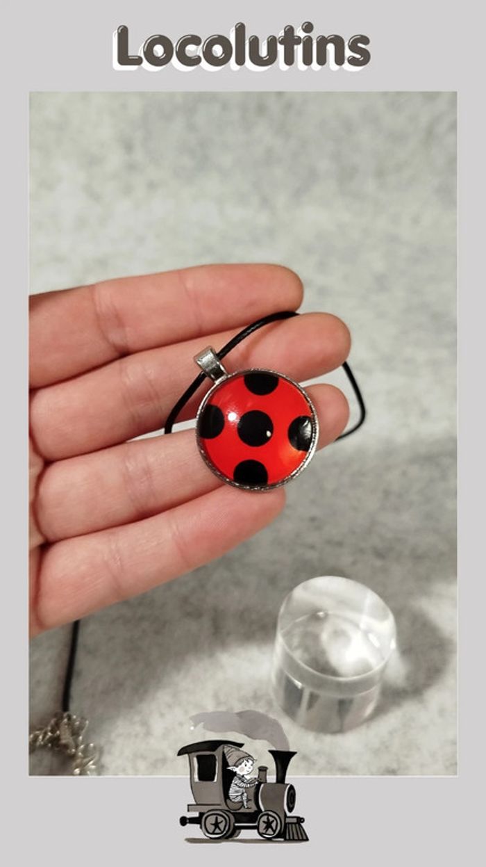 🚂 collier miraculous ladybug - photo numéro 2