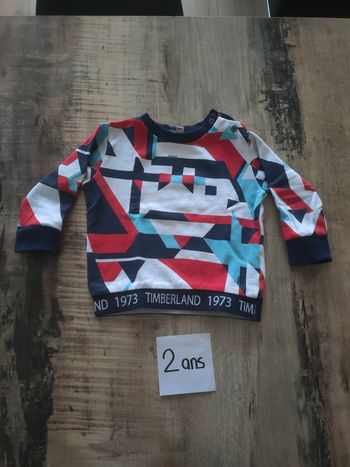 Pull manches longues bébé garçon 2 ans Timberland