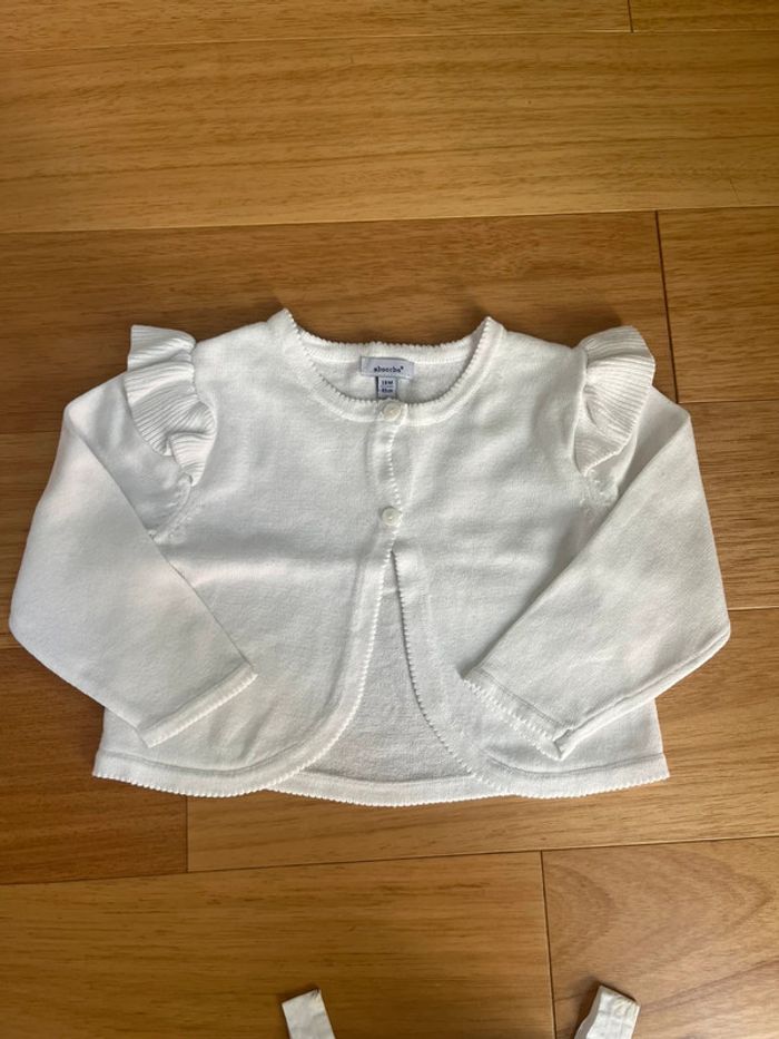 Ensemble été  bébé fille absorba blanc - photo numéro 2