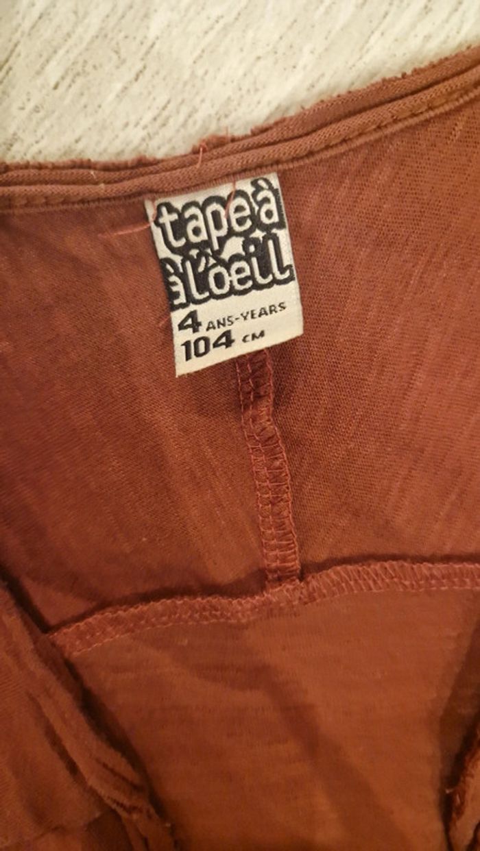 Gilet fin prune / bordeau chic Tape à l'œil 🌼 4 ans - photo numéro 3