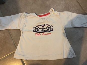 T-shirt manches longues fille 6 mois