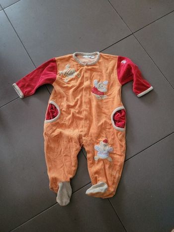 Pyjama velours kiabi baby 12 mois