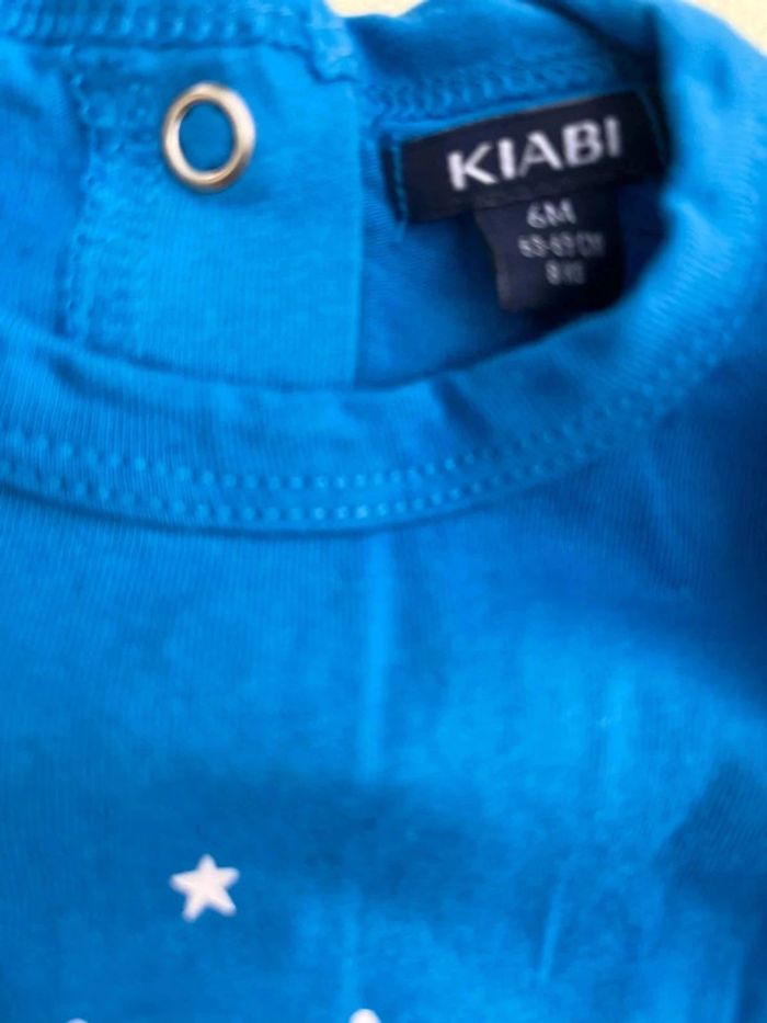 Pyjama été 6 mois bleu Kiabi - photo numéro 3