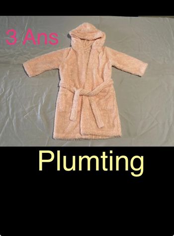 Peignoir / robe de chambre fille taille 3 ans