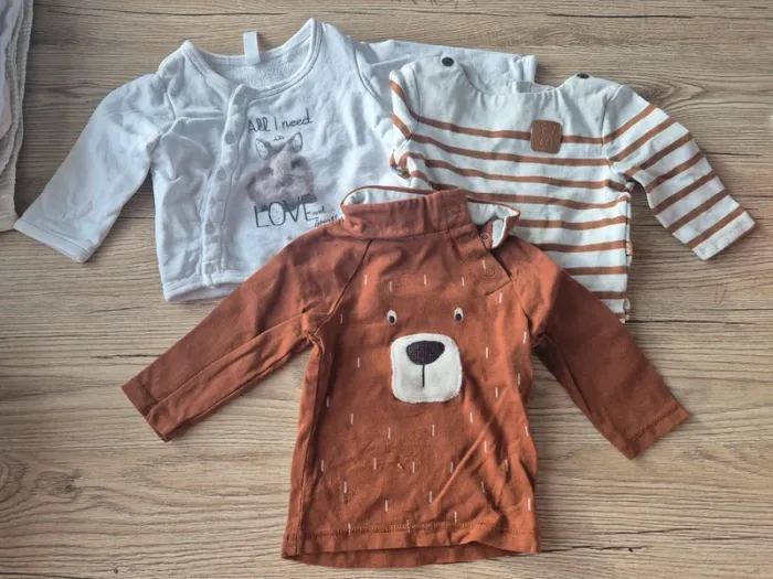 Lot t-shirts manche longue