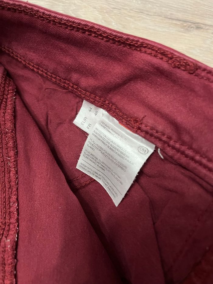 Jean skinny Bordeaux taille 46 - photo numéro 4