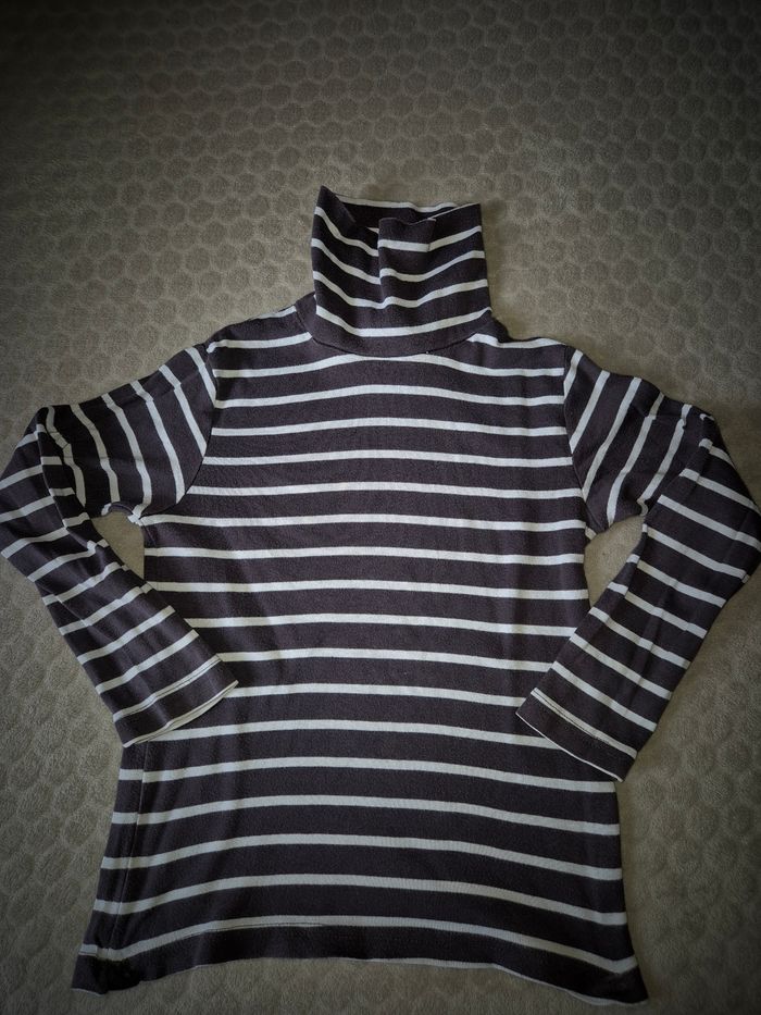 Pull col roulé garçon