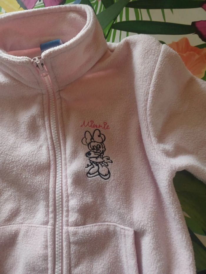 Veste polaire minnie 4/5ans - photo numéro 2