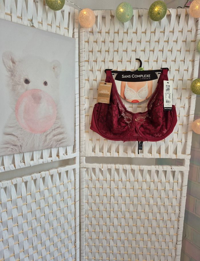 💕joli soutien-gorge emboitant avec armatures femme T100E sans complexe 💕