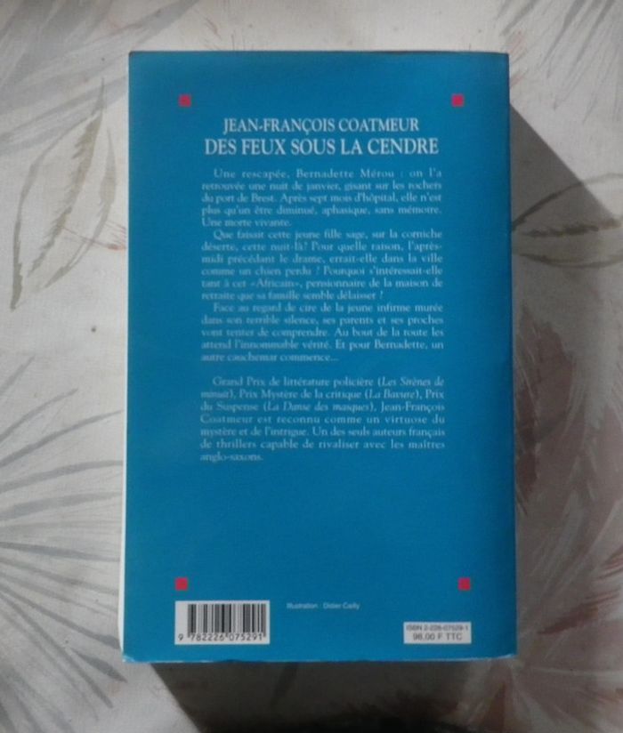 Des feux sous la cendre de Jean-François Coatmeur Ed. Albin Michel - photo numéro 2