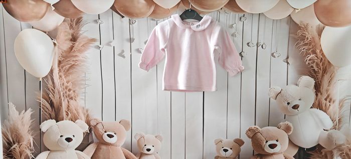 Dessus pyjama velours Fille – Rose – 6-9 mois (68 cm)