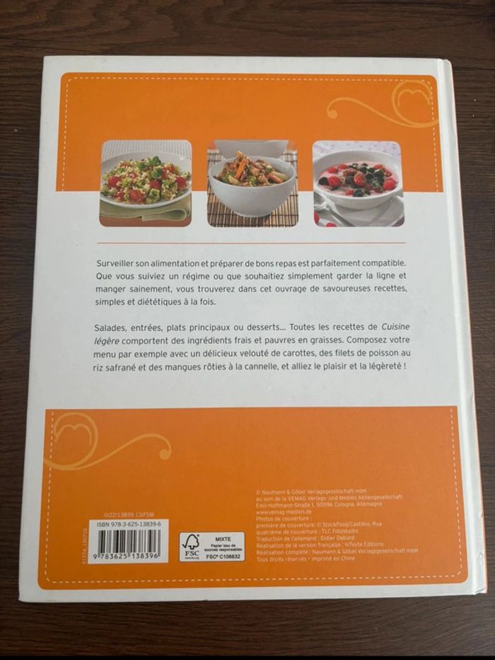 📚 Livre “Cuisine légère” 80 recettes saines et gourmandes ! 🥗 - photo numéro 2
