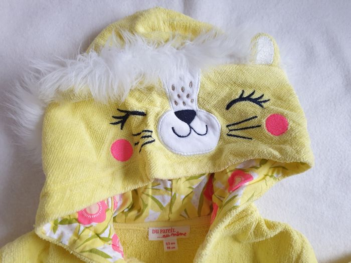 Peignoir jaune petite lionne - 2/3A - Du Pareil au Même - photo numéro 6