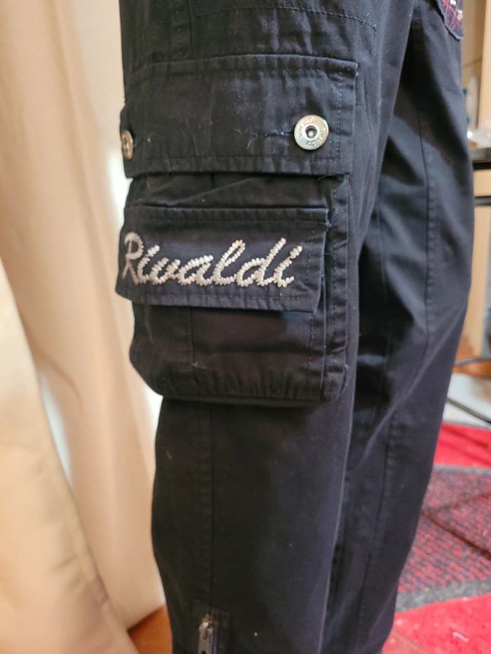 Pantalon baggy femme noir, Rivaldi - photo numéro 3