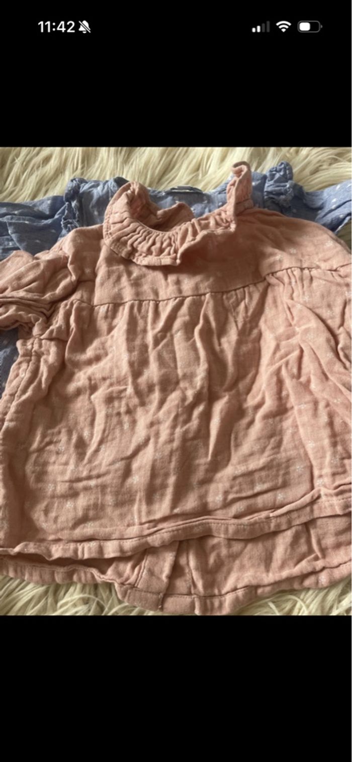 Lot blouse bébé fille - photo numéro 3