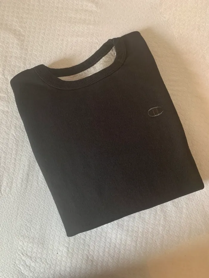 Sweat Champion Noir Classique Taille M