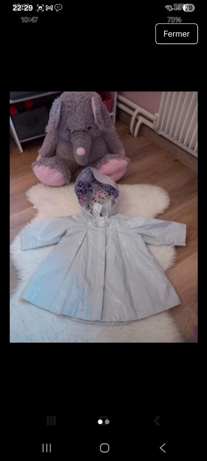 Très jolie veste parka 12 mois du pareil au même