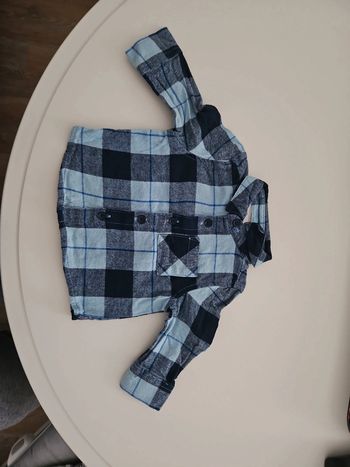 Chemise bleu bébé 0_ 3mois