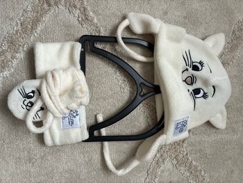 Bonnet cache cou moufle