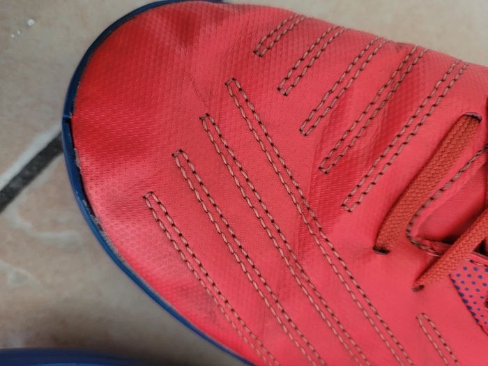 Chaussures Foot Kipsta 38   rouge - photo numéro 4