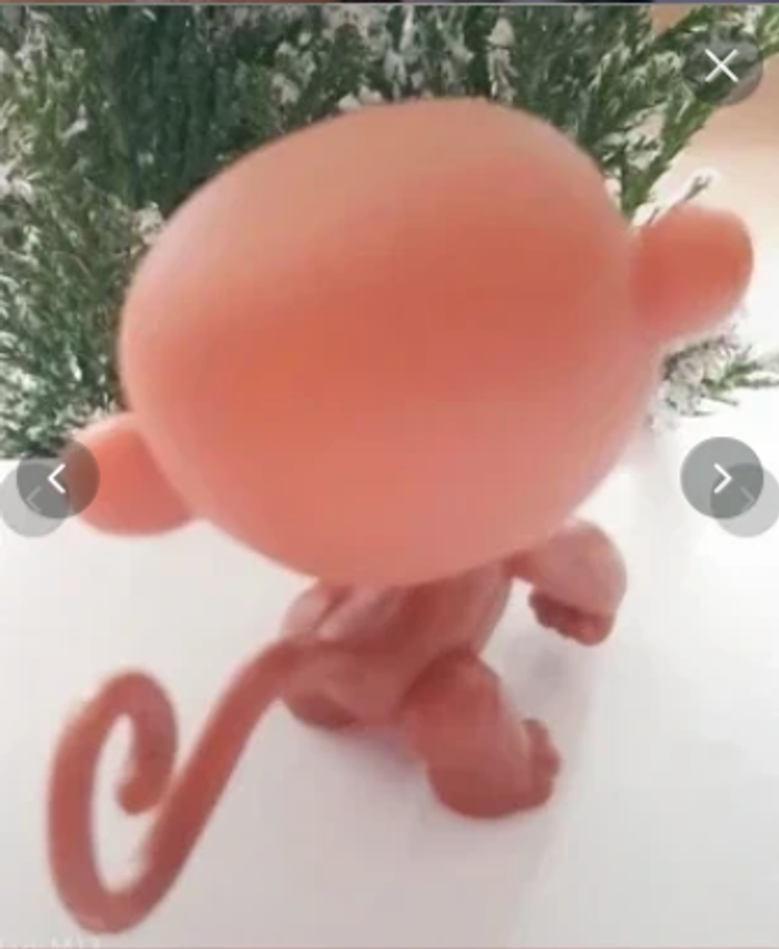 Figurine Littlest Pet Shop Singe aux yeux violet #56 - photo numéro 2